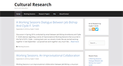 Desktop Screenshot of culturalresearch.org