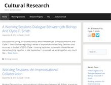 Tablet Screenshot of culturalresearch.org